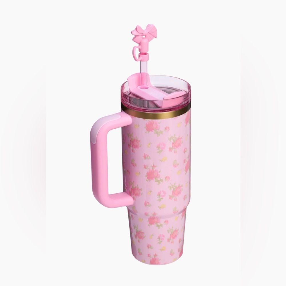 STANLEY 1913 X LOVESHACKFANCY QUENCHER H2.0 FLOWSTATE™ TUMBLER | 30 OZ NWT - Picture 2 of 11